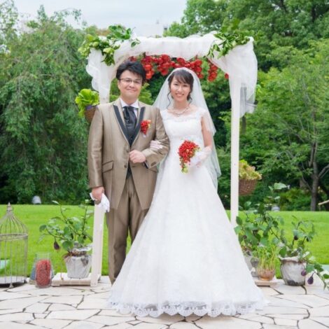 野菜・果物に囲まれて…べジデコ結婚式